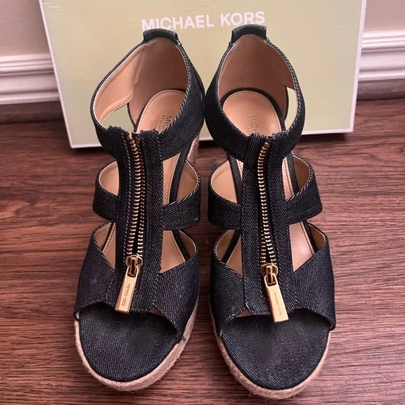 MICHAEL Michael Kors Shoes Cute Summer Denim Wedge Poshmark
